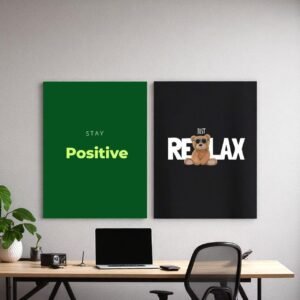 Pack of 2 Motivational MDF Wall Frames – Big Dreams & Don’t Be Afraid Quotes | Inspirational Sticky Wall Decor for Students, Office, Home & Study Room | Modern Wooden Frames for Living Room, Workspace & Bedroom Decoration (Copy) (Copy) (Copy) (Copy)