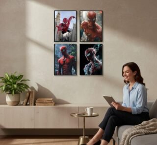 Spider-Man Web Swinging Action Frame