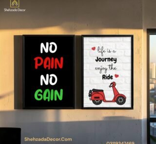 Life is a Journey Enjoy the Ride Wall Art Frame Shehzada Decor