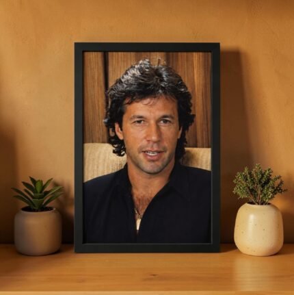 Imran Khan HD photo frame for bedroom living room and office wall decor Pakistan