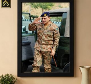 Pak Army photo frame premium wooden acrylic glass display